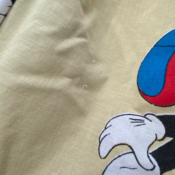 Vintage Fashion Manor Pennys Disney Donald Duck Mickey Minnie Daisy fitted sheet - Picture 12 of 15